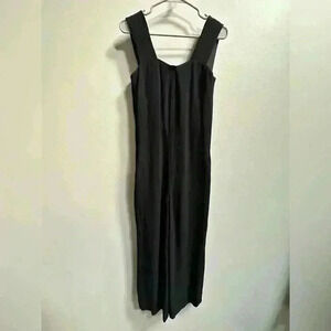EUC | Massimo Dutti Black Wide Leg Jumpsuit | Women’s Size 2‎